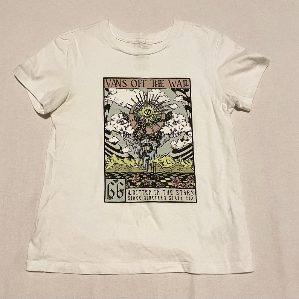Vans Written in the Stars Celestial Snake Graphic Tee Womens Small